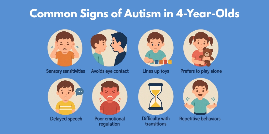 Common Signs of Autism in 4 year olds
