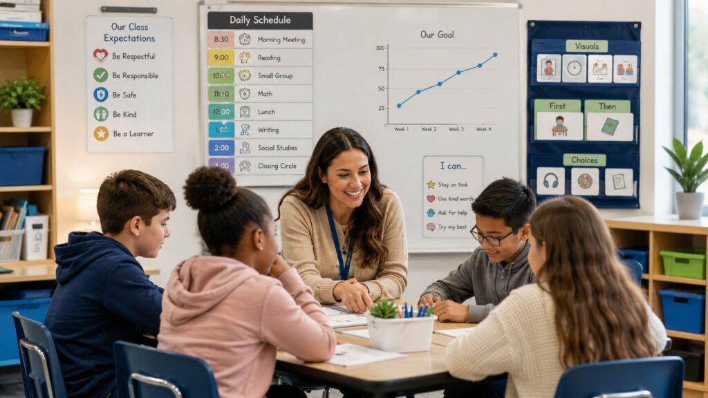 school-based ABA, Tier 1 supports, back-to-school transitions, BCBA school support, behavior management